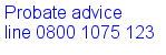 Probate advice